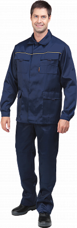 Костюм летний, т/синий (куртка+п/к)